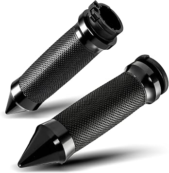 PBYMT 1inch Hand Grips, Cable Throttle Control Handlebar Grips Fit for Harley 96-07 Touring, 08-13 XR, 96-17 Dyna Except FXDLS, 96-Later XL, 02-17 VRSC