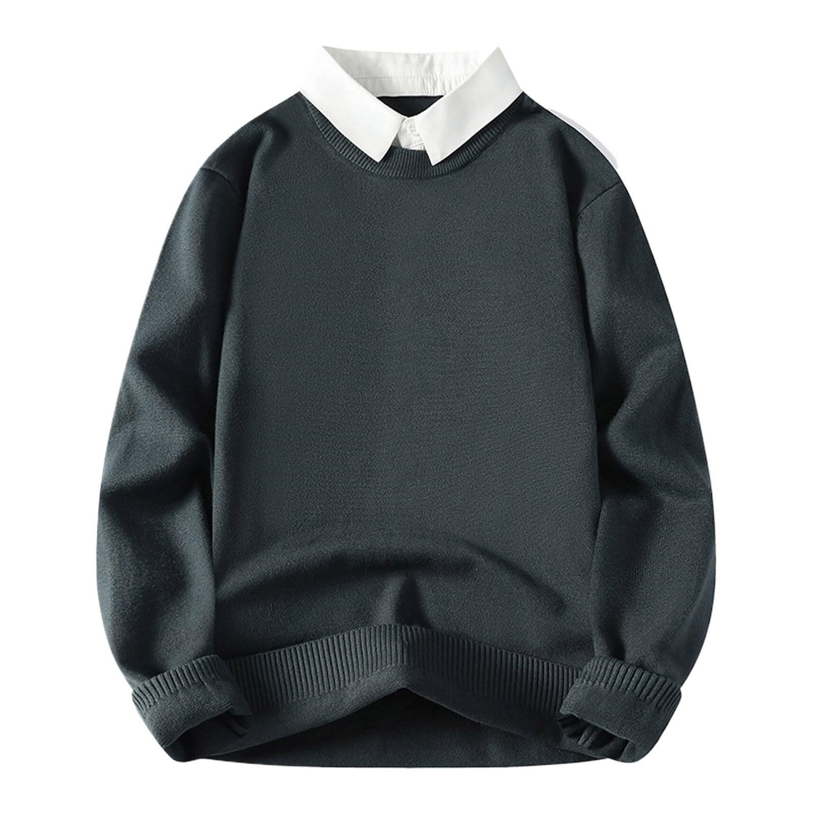 Pull Jacquard d'hiver pour Homme Pull épais