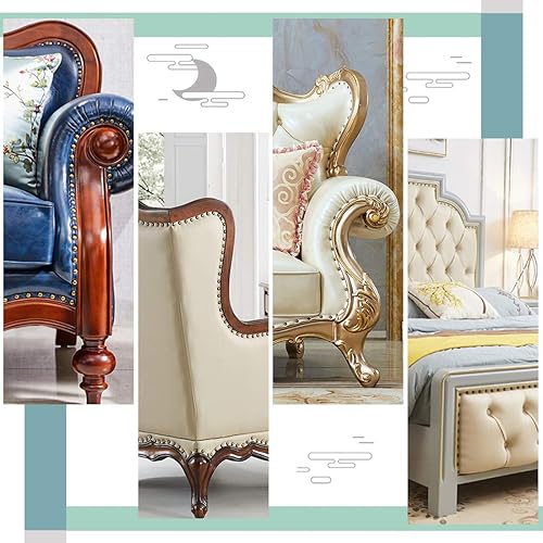 Miniatura 4 de Keadic 300 piezas de 716 pulgadas de diámetro, tachuelas de tapicería antiguas para muebles tapizados, tableros de corcho o proyectos de bricolaje,