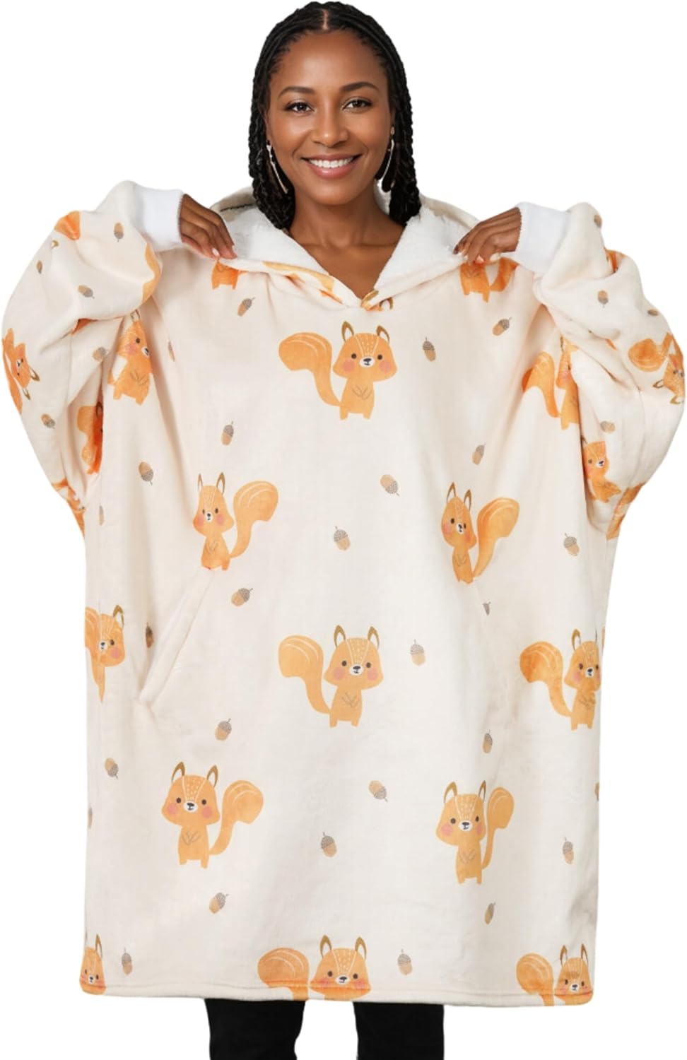 Squirrel Blanket Gifts for Women, Cute Squirrel Fall Gifts for Adult, Teens, Birthday, Christmas - One Size