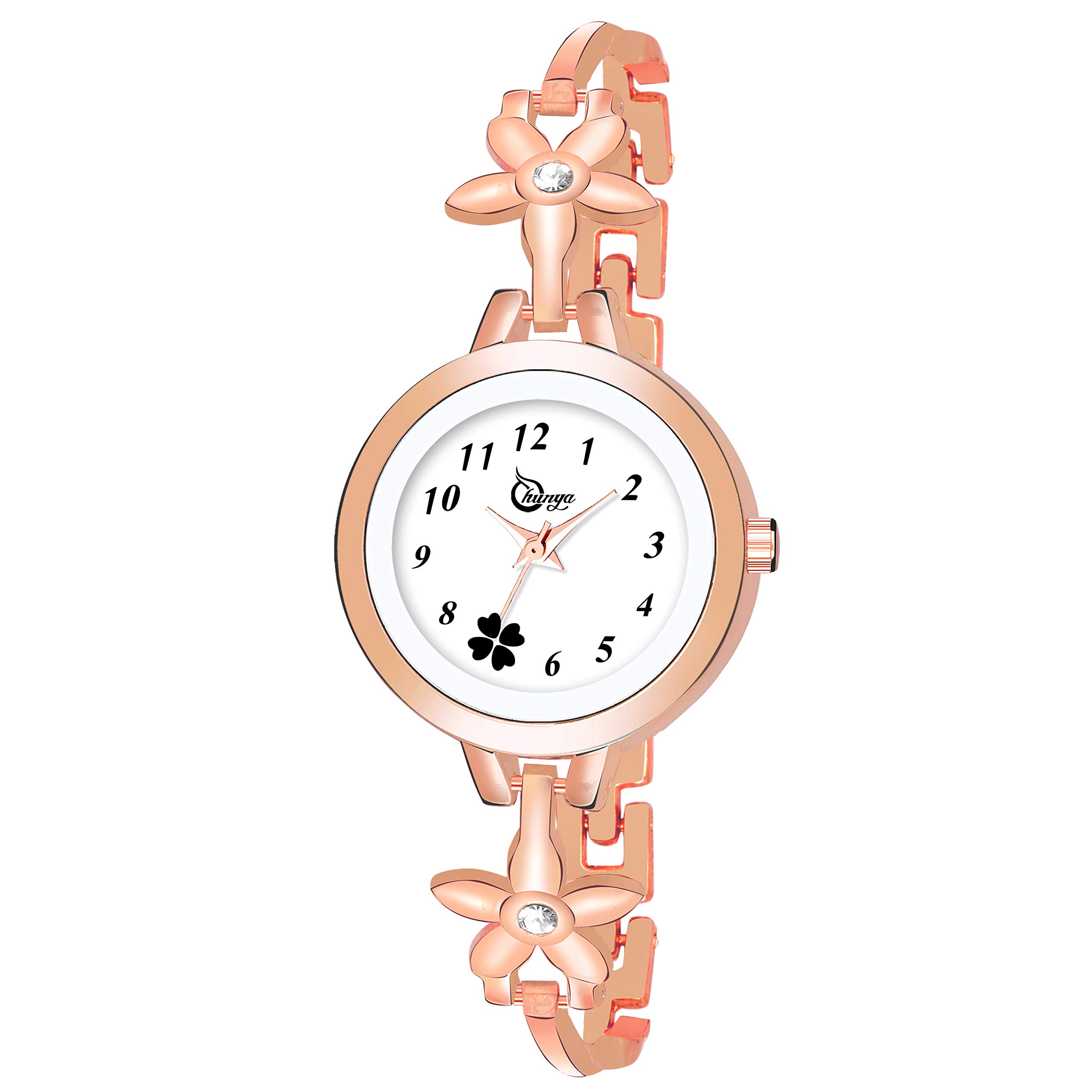 Shunya 1020 Arrival Rose Gold Bracelet White Dail Analog Watch Analog Watch-03690 - for Girls (B08CKTZHK8) Amazon Price History, Amazon Price Tracker