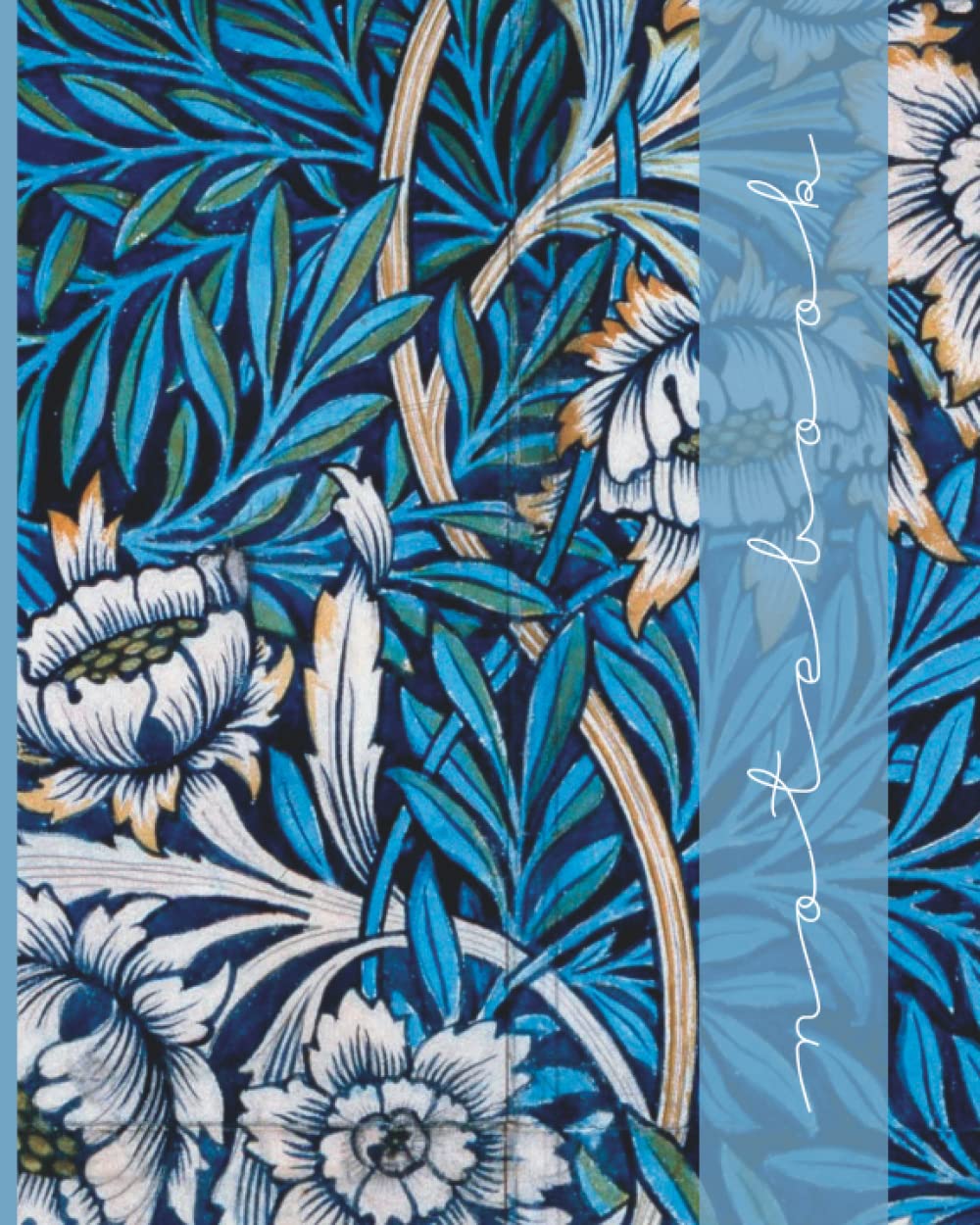 William Morris Textile Print Notebook: Tulip and Willow