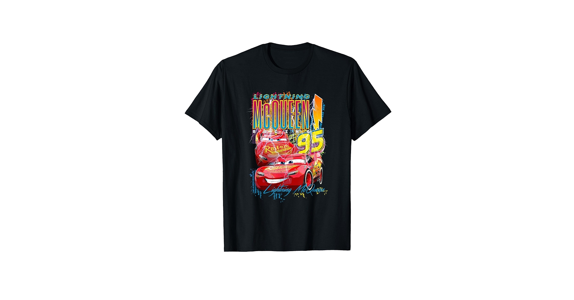 disney ディズニー カーズ vintage Tシャツ cars Amazon.com: Disney Pixar Cars Lightning McQueen Vintage Race