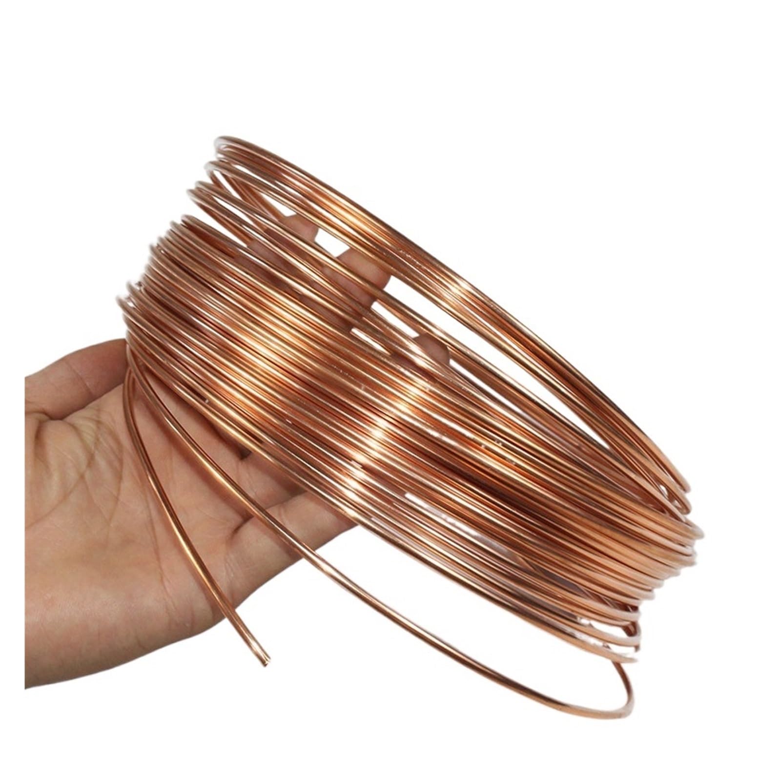 10m cienka rurka rura miedziana klimatyzacja lodówka rura miedziana miękka rurka T2 miedź DIY chłodzenie (Color : Brass, Size : 3.5x0.5mm 10meters)