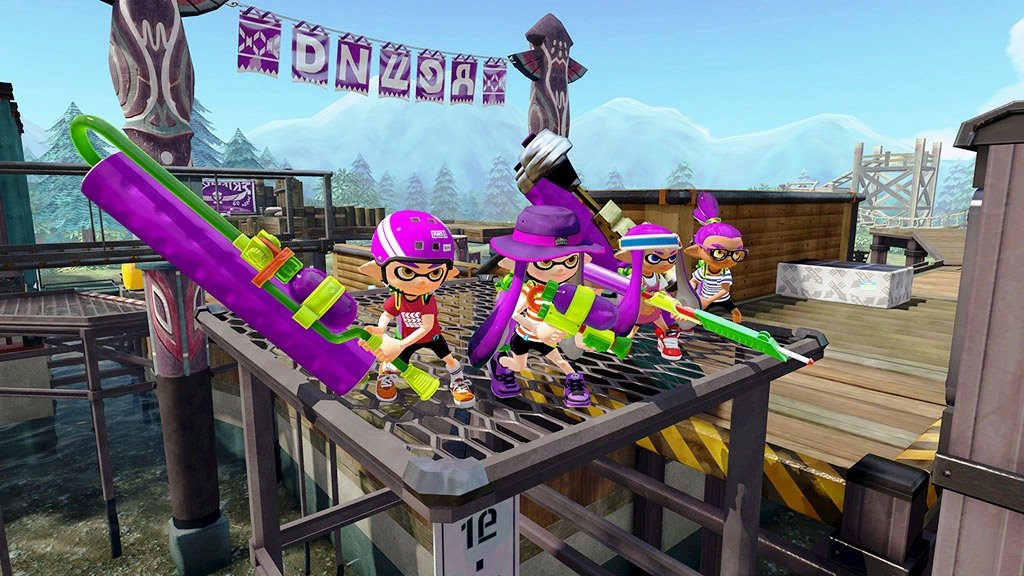 Nintendo Switch Consola 32Gb Azul/Rojo Neón + Mario Kart 8 Deluxe + Splatoon 2