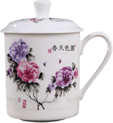 BandTie Conveniente Viaje Oficina en casa Gongfu chino Sistema de preparación de té y café de hojas sueltas - Taza de café de porcelana de huesotaza