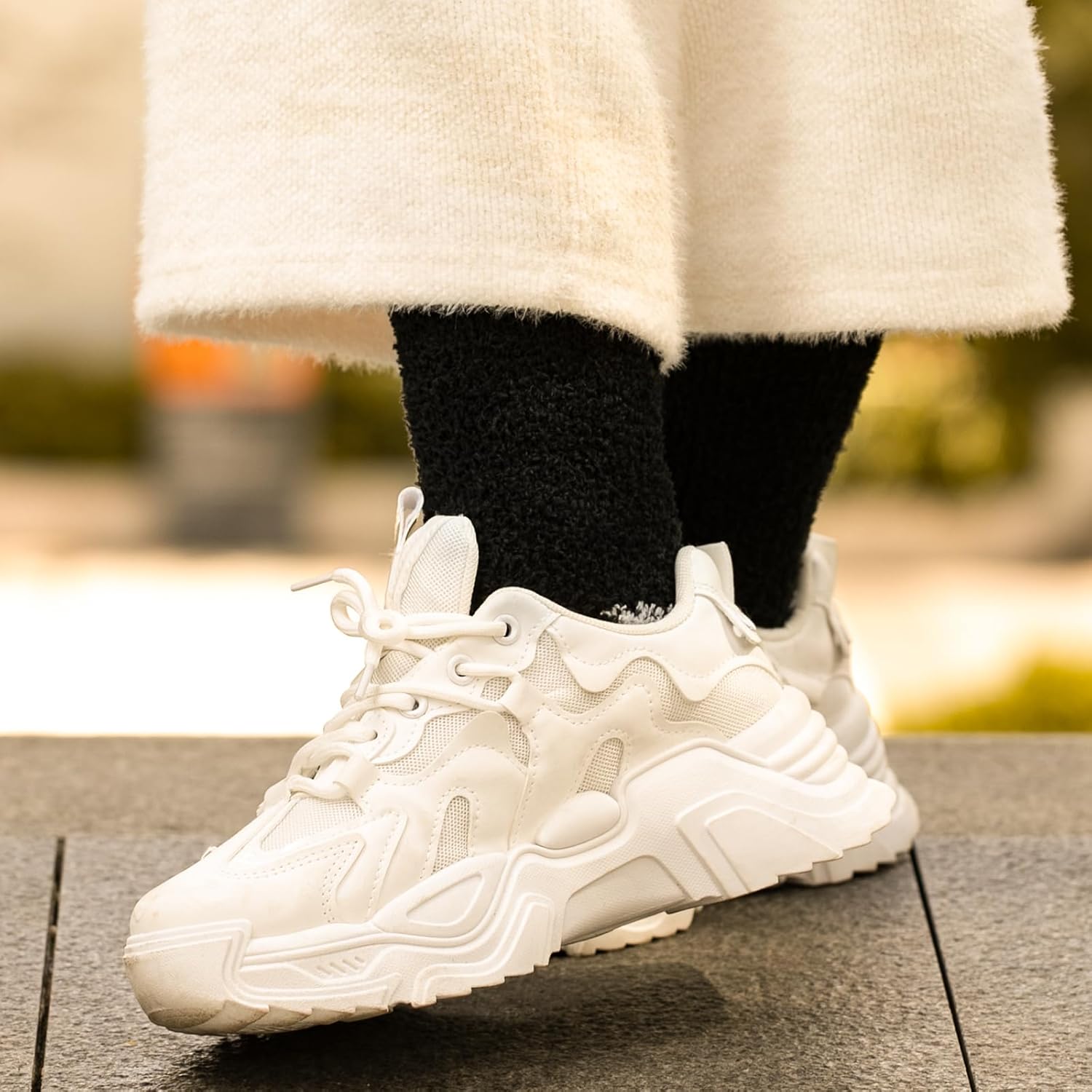 Passionbility Fuzzy Socks for Women - Fluffy Socks Womens, Women Slipper socks of Coral Fleece - Image 7