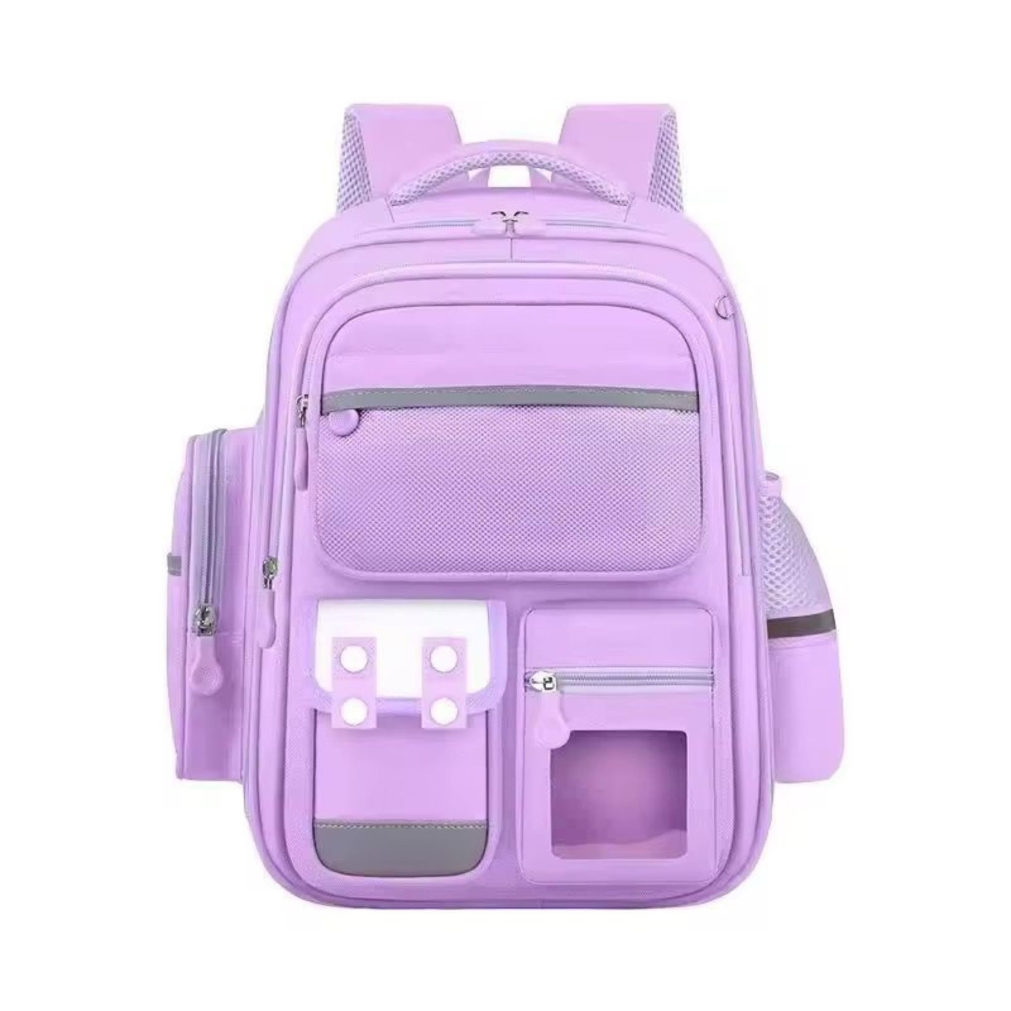 School Bag for kids, Spine Protection, Multiple Pockets, Kids Backpack for school, Tuition and Travel (30x14x42cm)