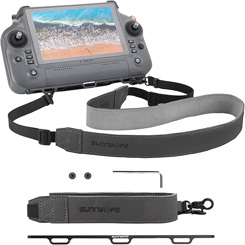 Anbee Control remoto RC PLUS Cordón manos libres con hebilla de gancho de aleación de aluminio resistente compatible con DJI Inspire 3 / AGRAS T20P