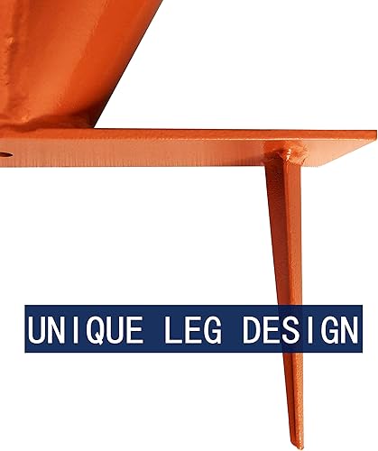 Miniatura 2 de Hi-Flame Soporte de sombrilla de acero con 2 posiciones para parque, patio, playa