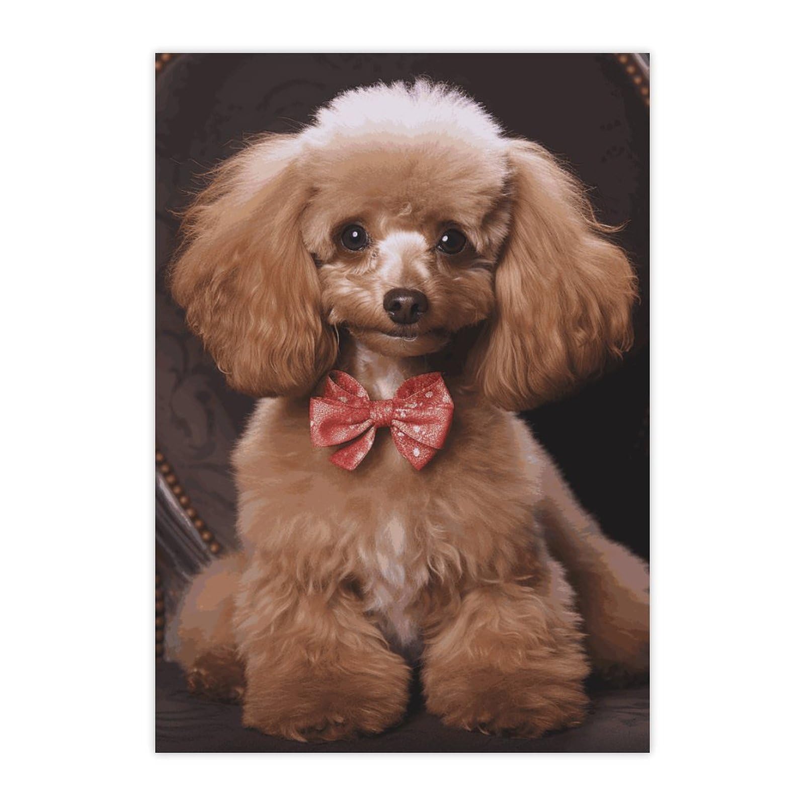 Autocollants caniche mignons et imperméables pour personnaliser vos gourdes