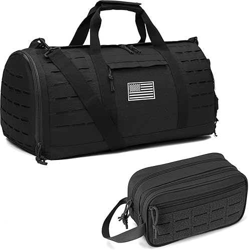 QT&QY Bolsa de lona táctica militar de 40L y neceser táctico, Qt&qy Bolsa de lona militar de 40 l y neceser táctico