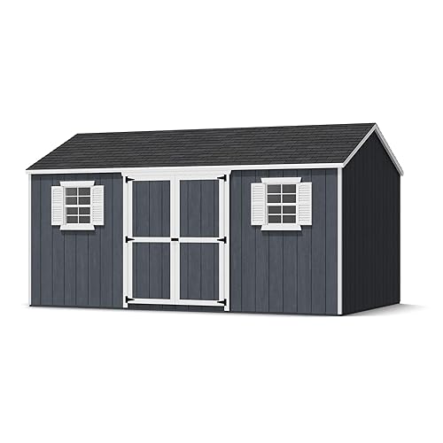 Little Cottage Co. 10x16 Value Workshop Shed with Operable Windows