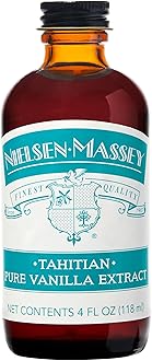 Nielsen-Massey Tahitian Pure Vanilla Extract for Baking and Cooking, 4 Ounce Bottle