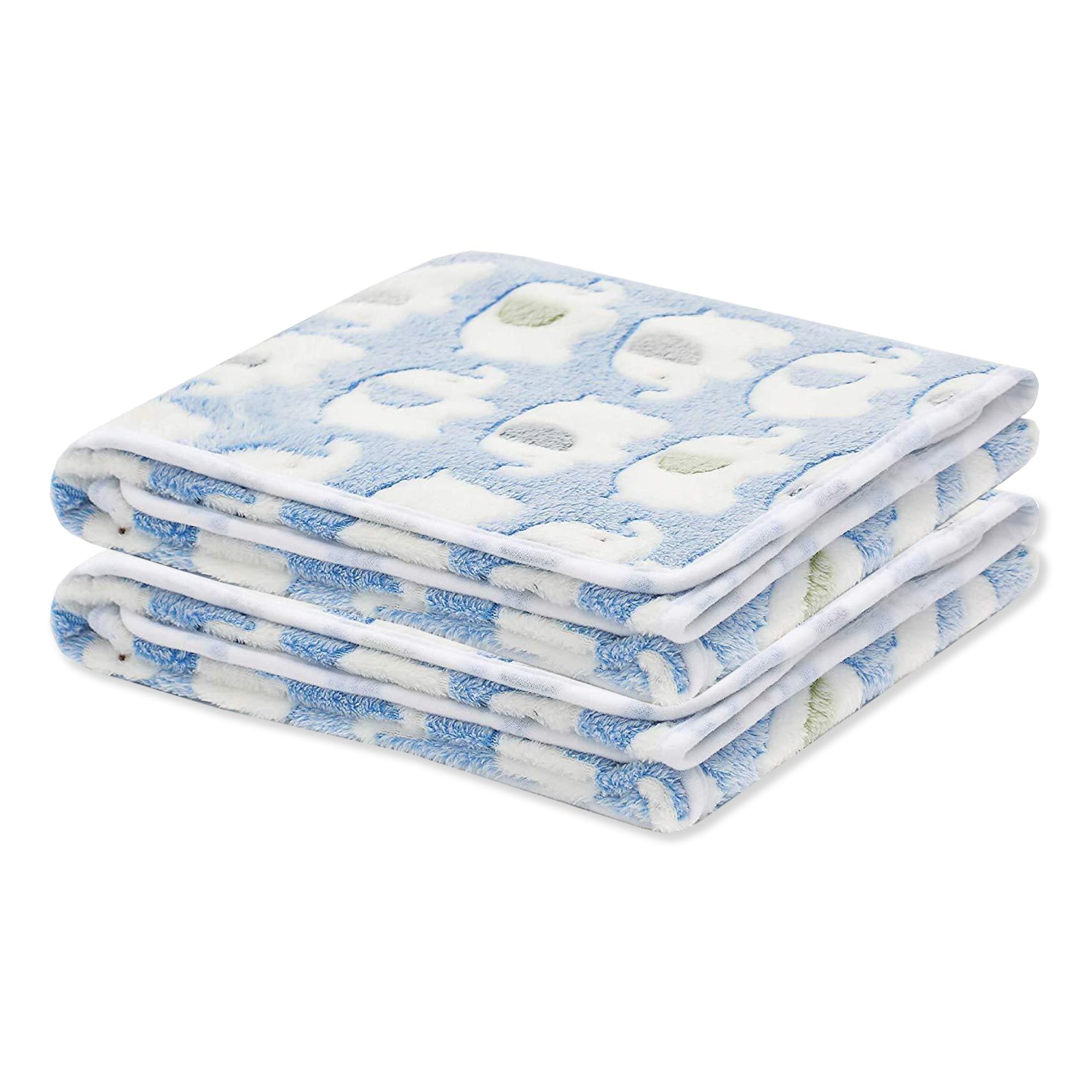 Confezione da 2 coperte per cani e gatti, lavabili, per cani e gatti di piccola e media taglia, coperta con stampa di zampe, calda coperta per animali domestici (stile 4, 2 pezzi, 200 x 160