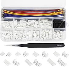 PENGLIN 261pcs JST PH 2.0mm Connector Kit, 22AWG Crimped Cable, 2/3/4/5/6/7/8/9/10 Pin Housing, JST Adapter for FPV Drone Flight Controller
