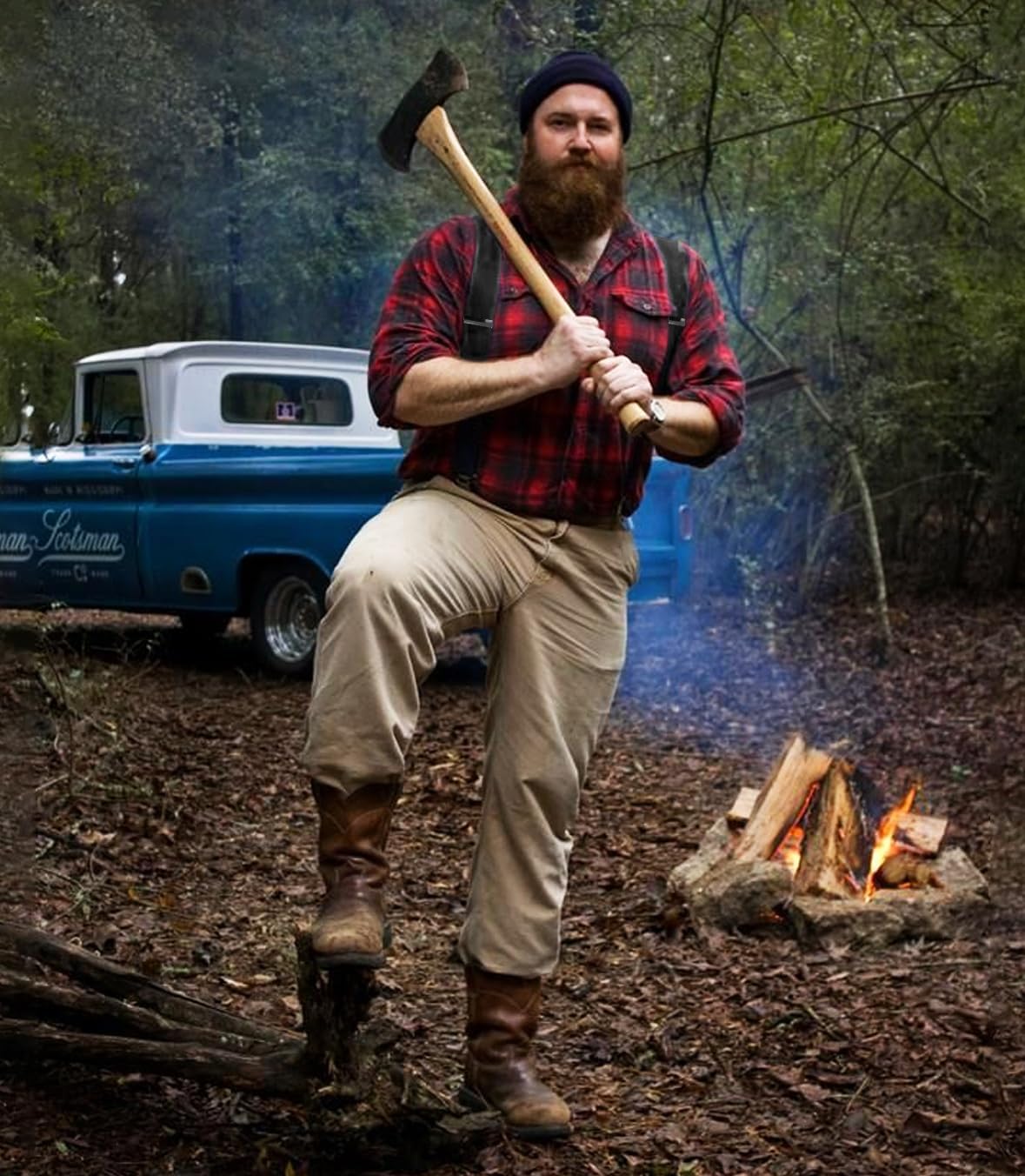 2 Inch Camo Suspenders for Men Heavy Duty Clips Hunting Camoflauge Elastic Braces - Image 5