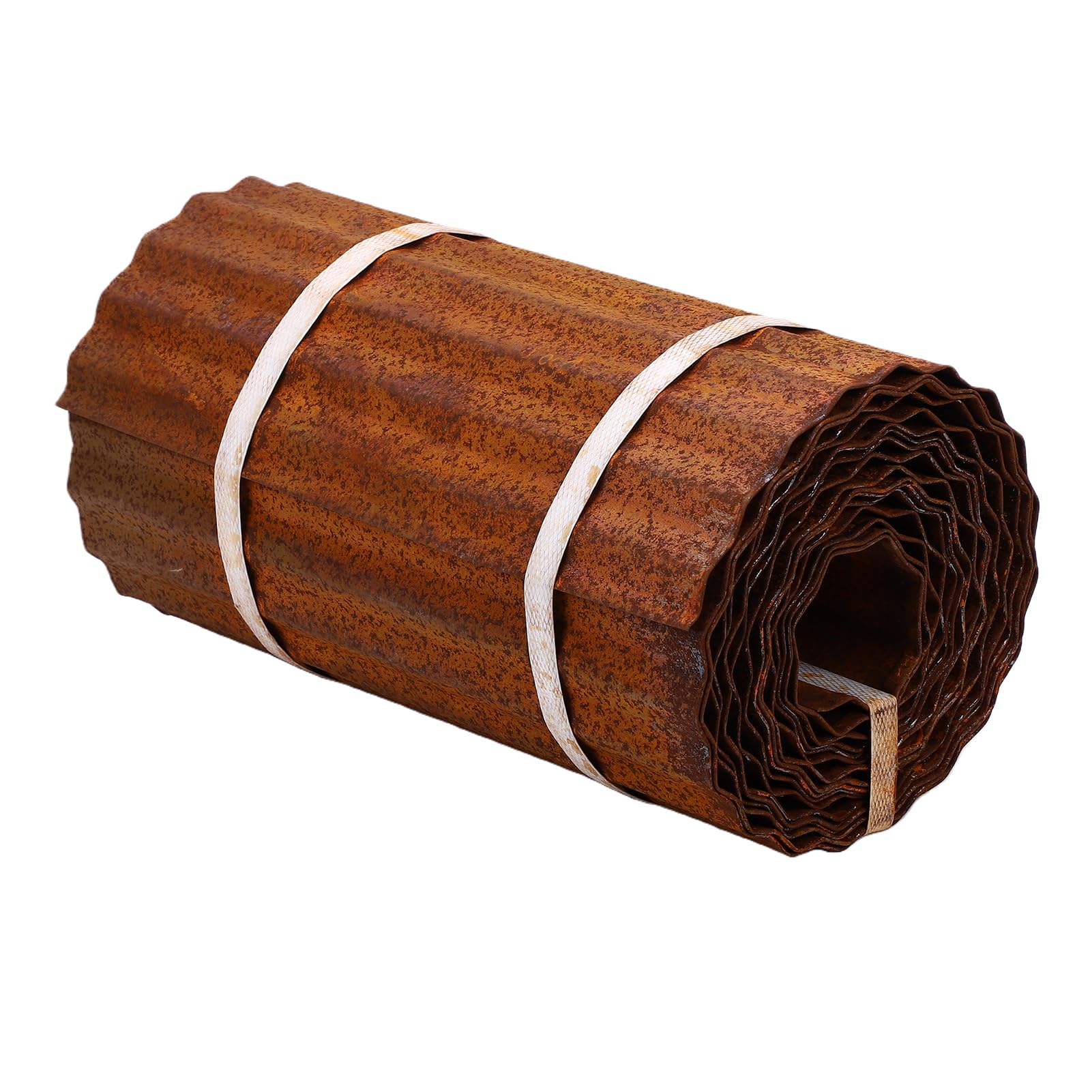 Hyuduo Bordure de Jardin Ondulée Couleur Rouille, Liseron Métallique