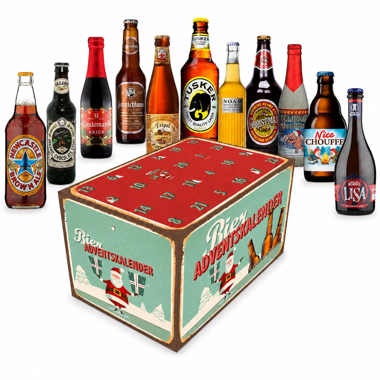 Internationaler Bier Weihnachtskalender Adventskalender