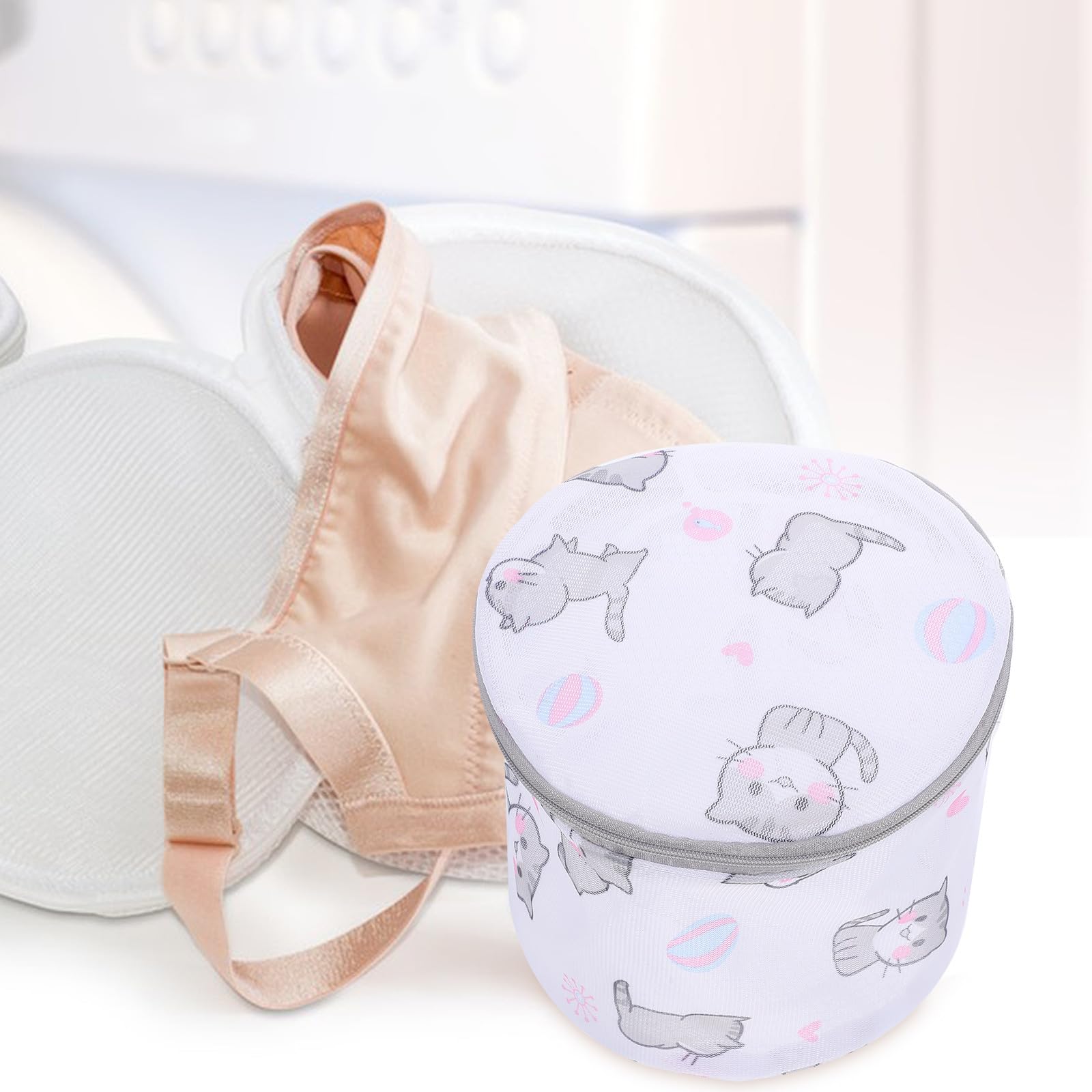 Sacchetti Lavaggio Reggiseni 2 Pezzi in Poliestere per Intimo Delicato