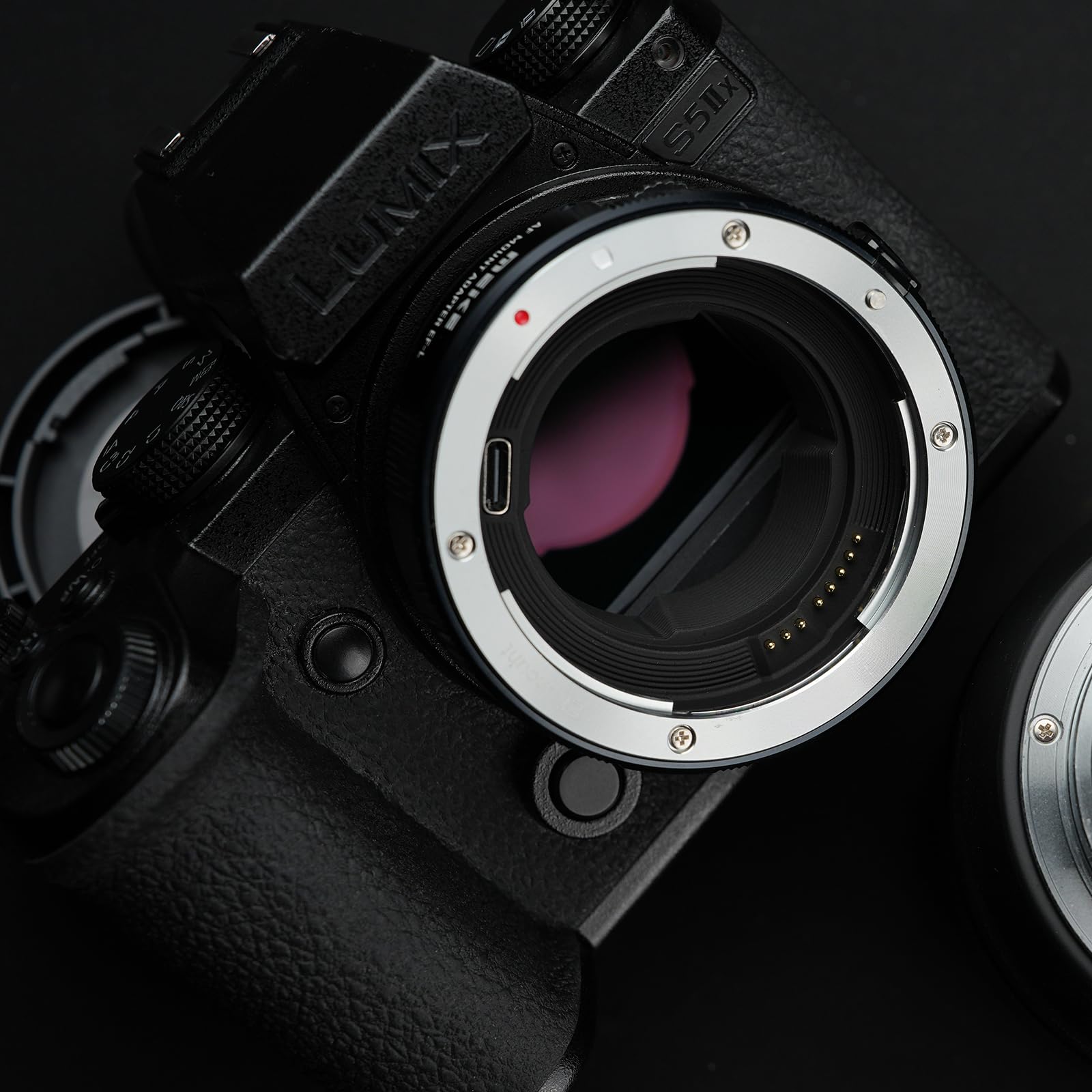 Meike MK-EFTL-B Auto Fucus Mount Adapter mit Steuerring Objektivkonverter für Canon EF Objektive auf Leica Sigma L-Mount Kameras S1H S1 S5 S1R FP FPL SL SL2