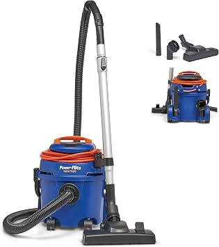 Powr-Flite Newton Compact Vacuum Cleaner Canister, HEPA Filter, PV610-Q10-U | Portable Vacuum for Hardwood Floors and Rugs, Commercial Canister, PV610-Q10-U