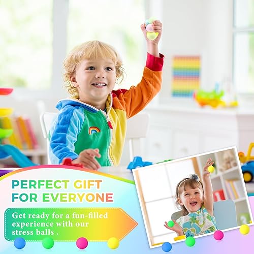 Miniatura 3 de 24 bolas de estrés de aumento lento para adultos y niños, bolas sensoriales elásticas de 1.38 pulgadas, mini bolas elásticas para aliviar el estrés
