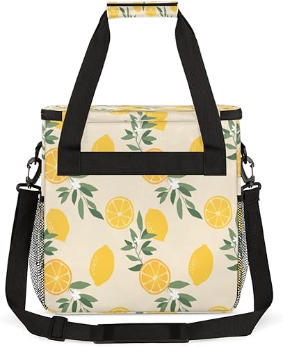 Miniatura 5 de Bolsa de transporte para cafetera de limón con patrón para Keurig K-Mini o K-Mini Plus K-Cup Pods Almacenamiento portátil Cafetera Bolsa de viaje