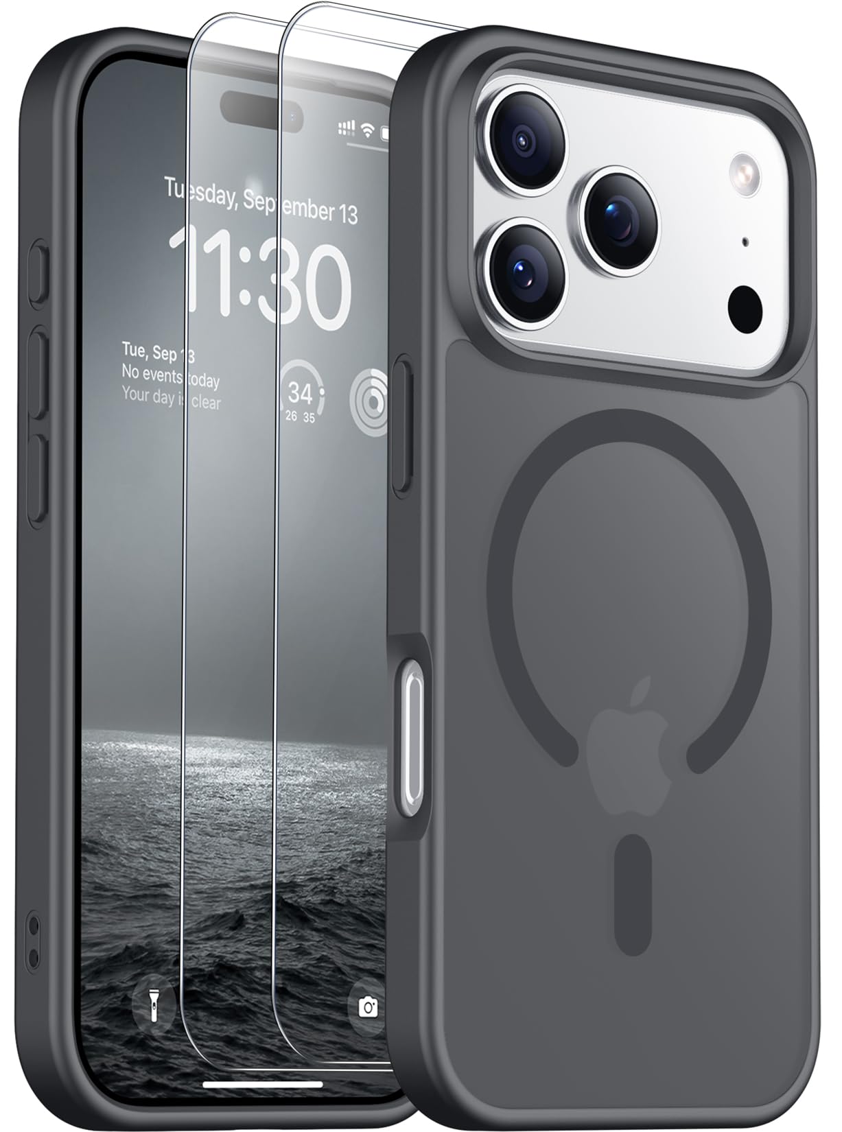 SPIDERCASE Magnetic for iPhone 17 Pro Max Case,Gray