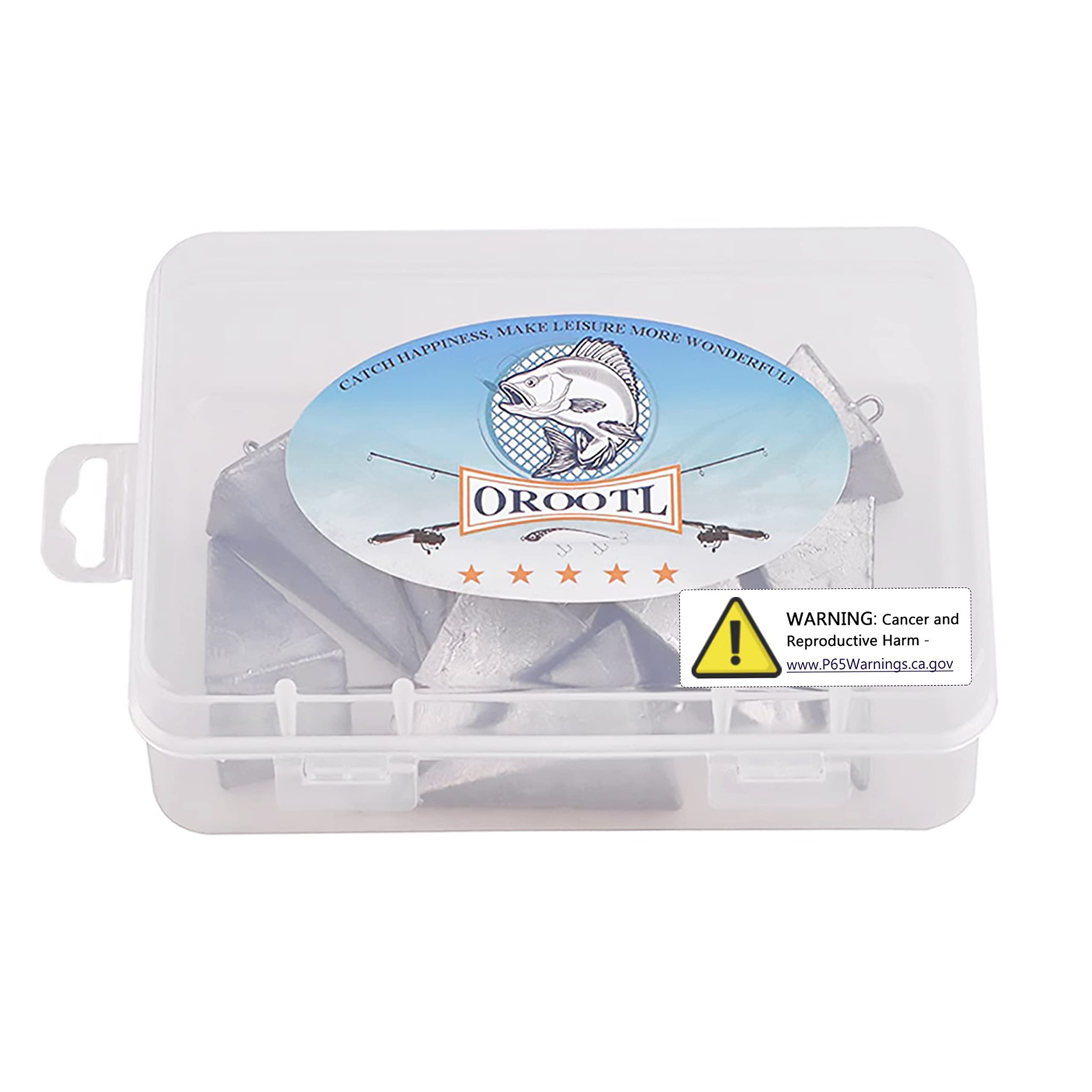 Kit di pesi da pesca a piramide, piombini da pesca in acqua salata, peso da 28,3 g a 226,8 g, piombini da pesca per pesce gatto, acqua salata, surf, attrezzatura da pesca
