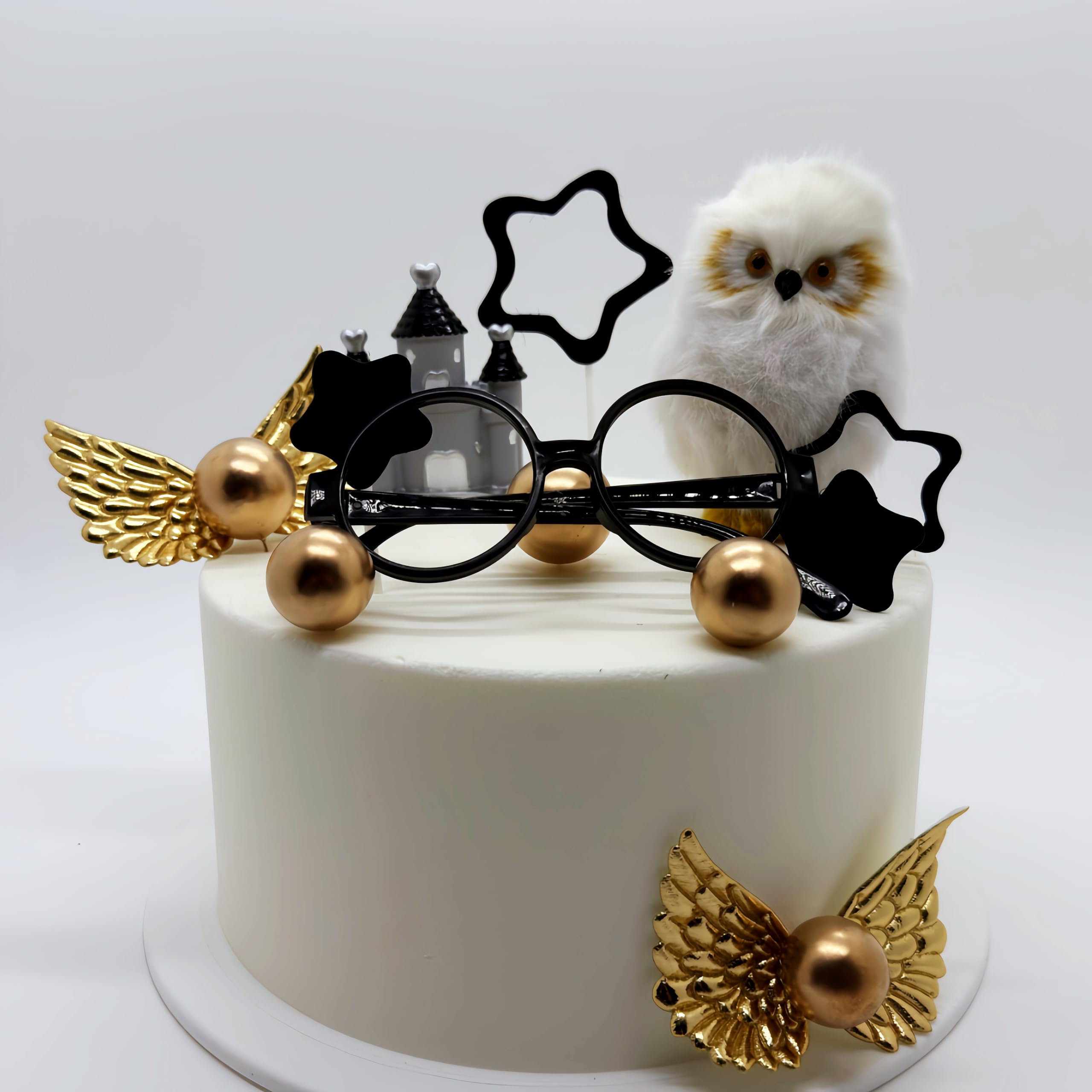 Castle Cake Decorations Glitter Wizard Themed Cake Decorations Magical Wizard Cake Topper