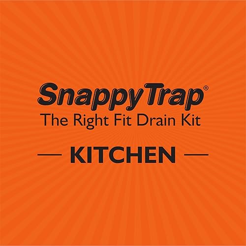 Miniatura 9 de Snappy Trap - Kit de drenaje para fregadero de cocina individual, 1-12 pulgadas con trampa P flexible, kit de drenaje todo en uno para fregaderos de