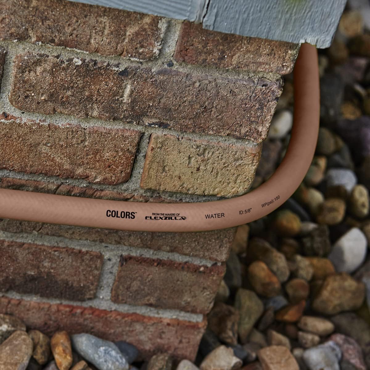 Colors Garden Hose with Swivelgrip, 5/8 in. x 50'., Drinking Water Safe, Red Clay - HFZC550TCS, From the Makers of Flexzilla : Patio, Lawn & Garden