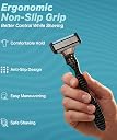 Mr. Stag Raw6 Sweden Stainless Steel 6 Blade Disposable Razor for Men with Pivoting Head & Aloe Lubricating Strip, Ergonomic Non Slip Grip for Close & Smooth Shave | 2 Razors (Pack of 2) gallery image