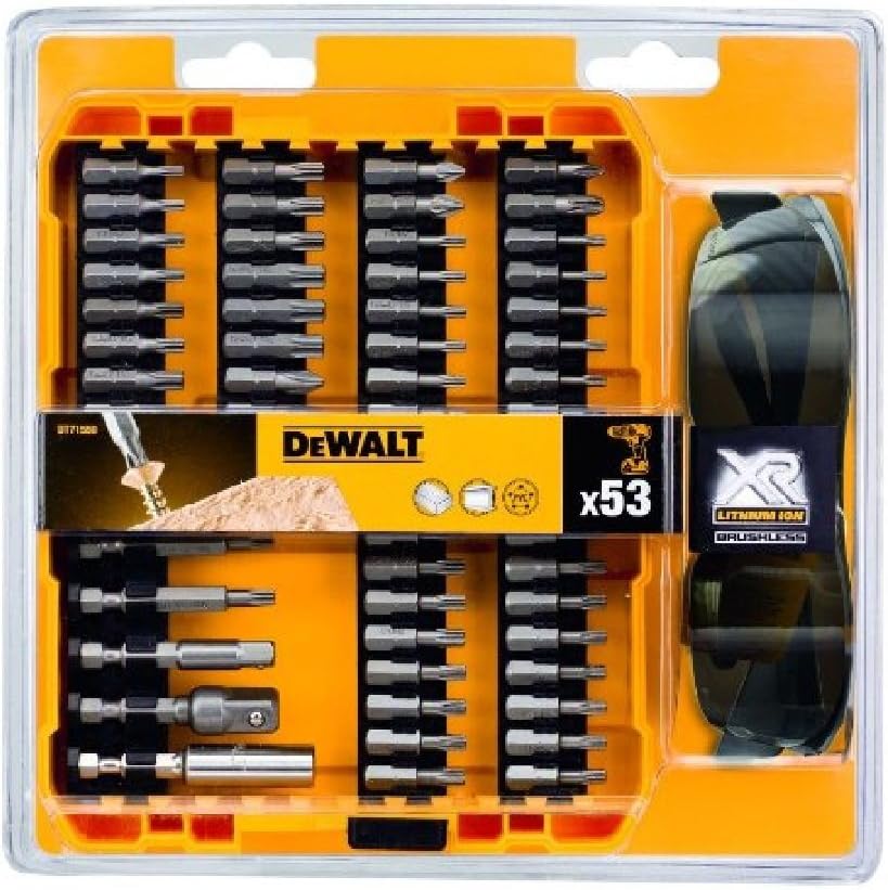DEWALT Torsion Bit-Set 15-tlg. – Schlagfest, Mit Magnetischer Aufbewahrungsbox
