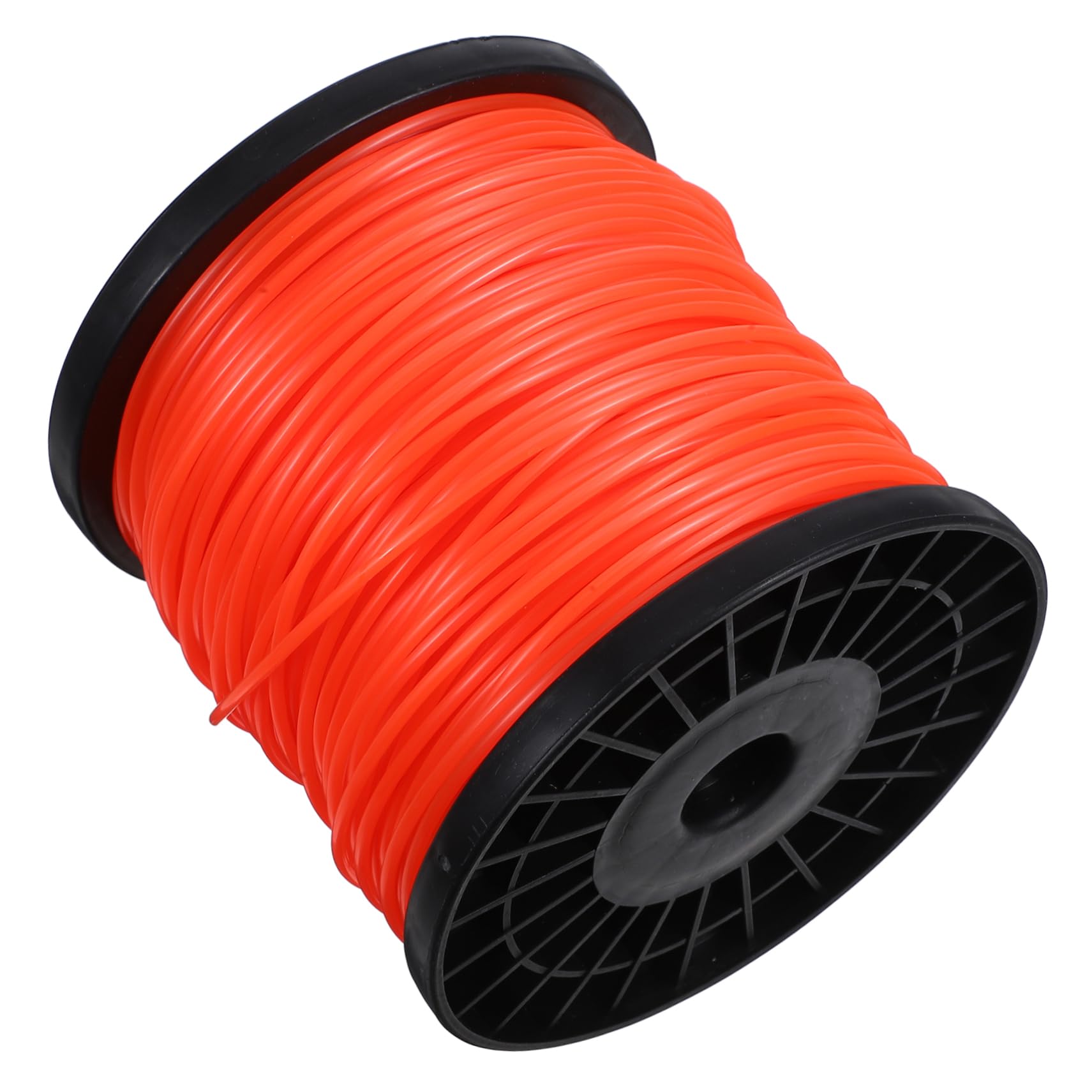 Milisten Filo per Decespugliatore Tondo in Nylon 1 Rotolo Arancia | Taglio Efficiente e Uso Semplice, Accessori per Macchina Erba da Giardino, 100m