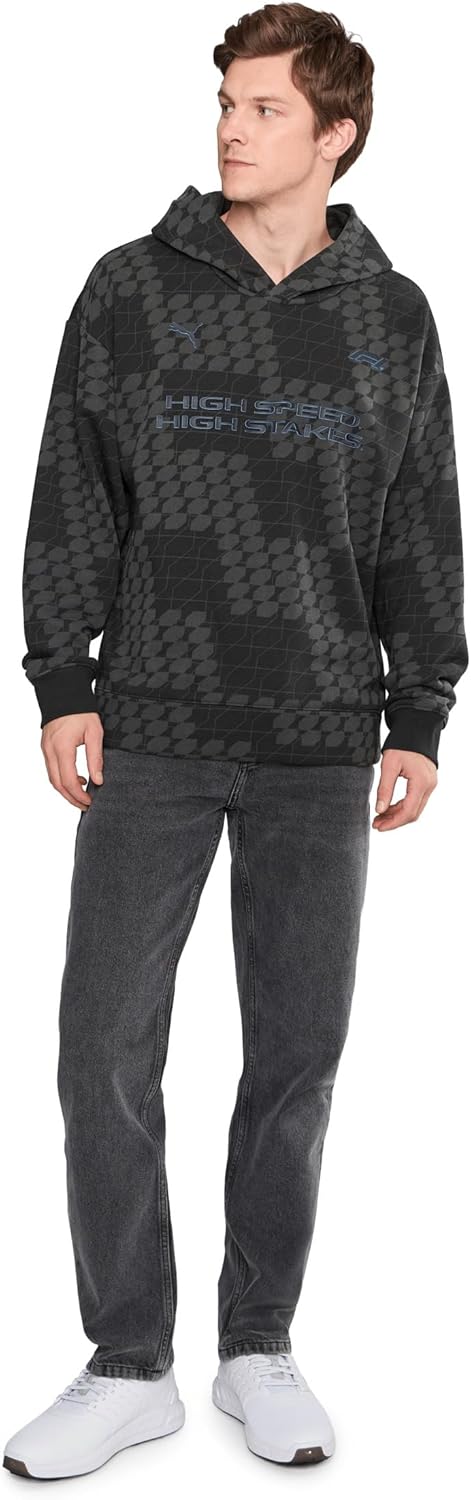 PUMA Mens F1 Ultimate Racing Hoodie Casual Outerwear Casual - Black - Image 2
