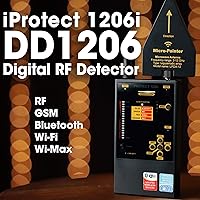 Vista 2 de DiscoverIt DefCon DD1206 Detector Cazador Barredor Profesional de Radiofrecuencia Digital RF Bluetooth, GSM (Celular), WiFi