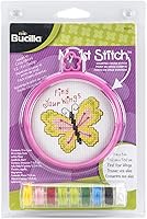 Vista 10 de Bucilla 1st My First - Kit de punto de cruz, 3 pulgadas, color rosa