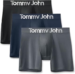 Tommy John Men's 360 Sport Micro 6" Mid-Length Boxer Brief Underwear