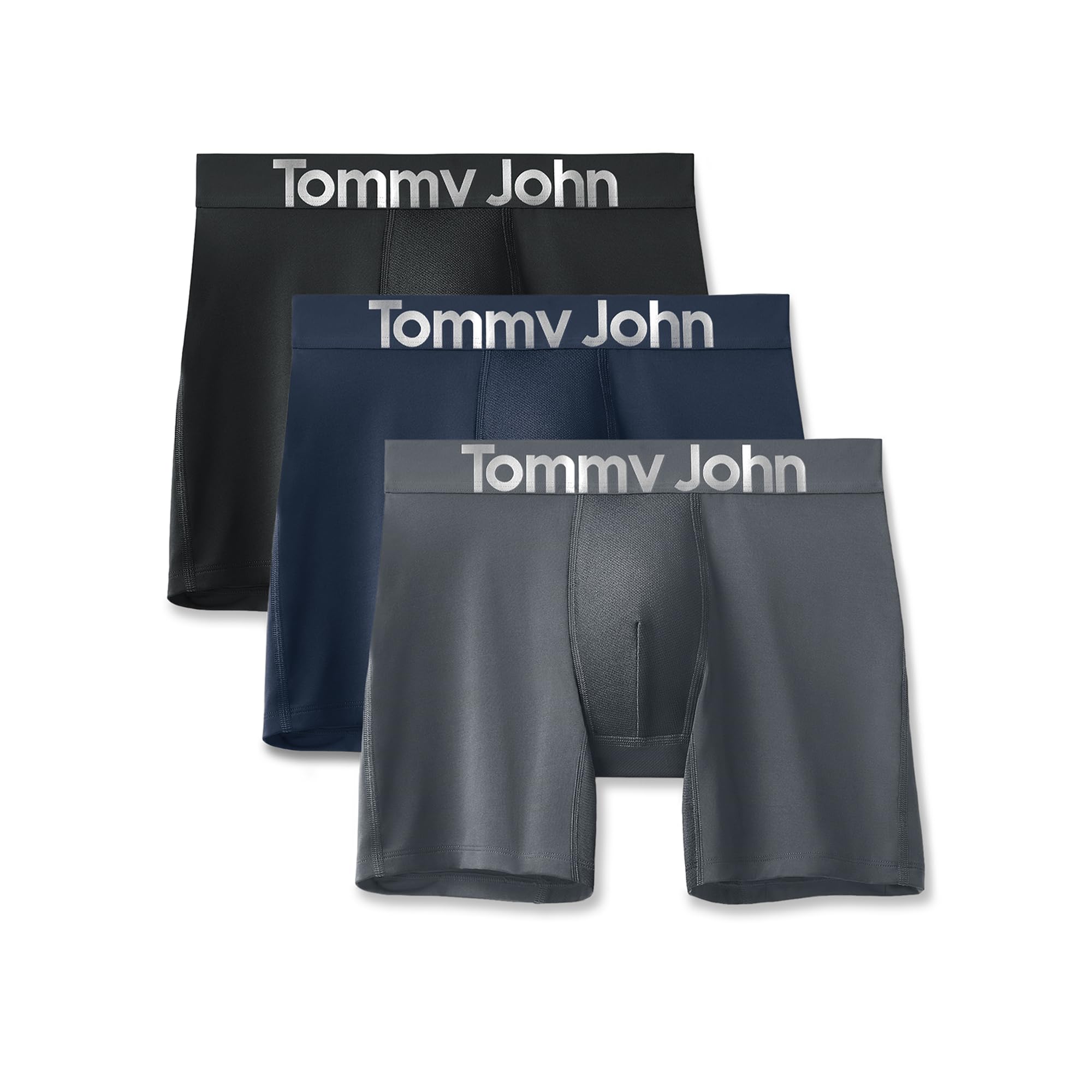 Tommy John Mens 360 Sport Micro 6 Mid-Length Boxer Brief Underwear
