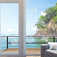 Vista 5 de 24 Pcs Window Strike Prevention Stickers Decals Butterfly Window Anti Collision Window Clings to Prevent Bird Strikes, Anti Bird Collision Decals
