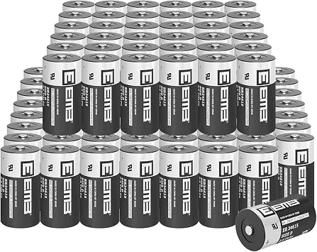EEMB ER34615 3.6V 19000mAh D Cell Lithium Battery 100-Pack Non-Rechargeable