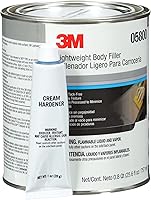 Vista 2 de 3M Relleno Ligero para Carrocería, 05800, 1 qt, Blanco, Repara Abolladuras, Golpes para Automotriz