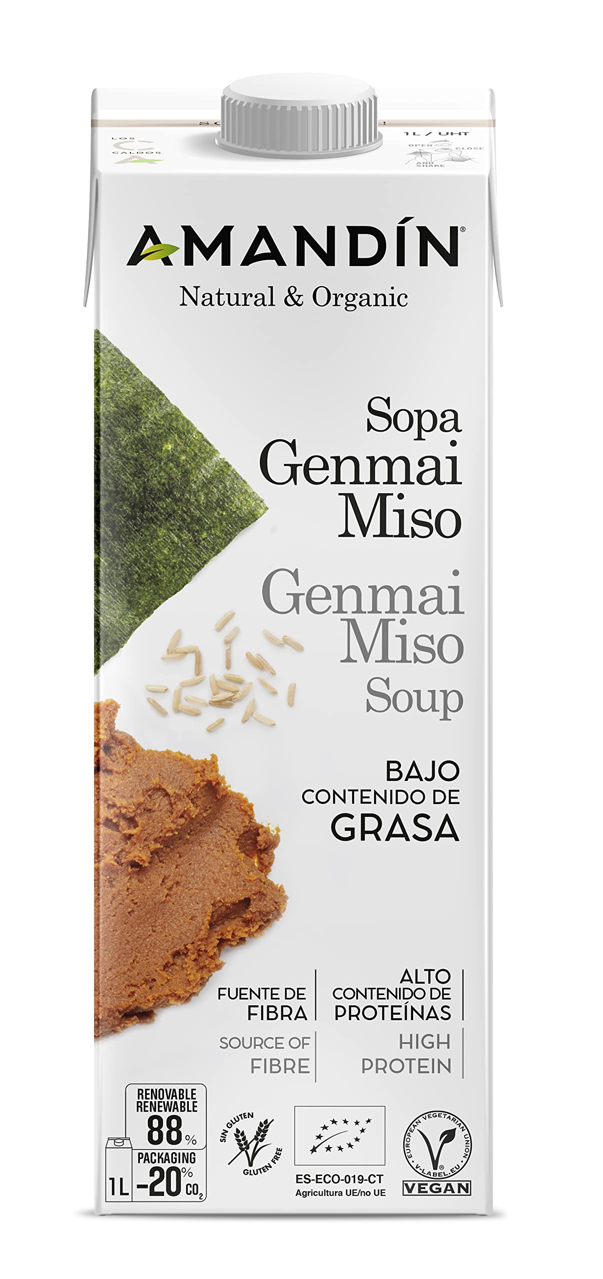 AMANDIN Caldo Miso 6 x 1000 ml