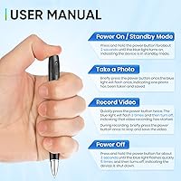 Vista 4 de 1080P HD Spy Camera, 64GB Mini Body Cam, Hidden Cameras, Mini Camera, Rechargeable Small Pocket Cam, Suitable for Feetings, Classrooms, Business