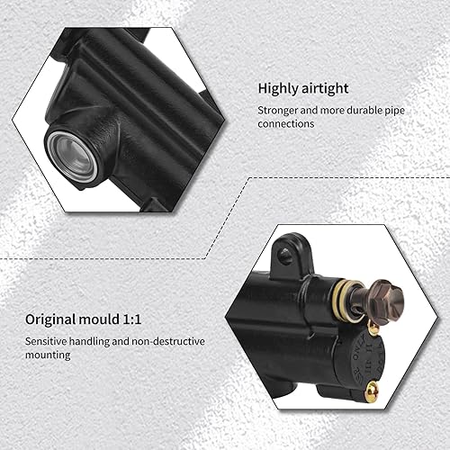 Miniatura 4 de El cilindro maestro de freno trasero se adapta a la mayoría de motocicletas de motocross de 50 cc, 70 cc, 90 cc, 110 cc, 125 cc, cuatrimoto, quad,