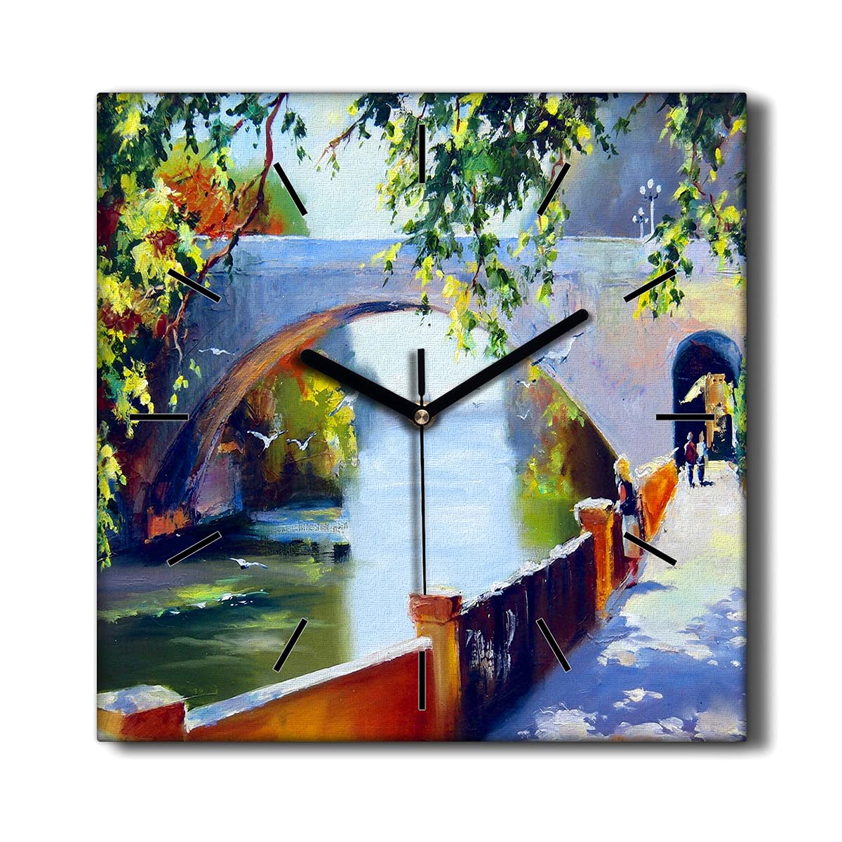 Horloge sans tic-tac 30x30cm pour supprimer les bruits