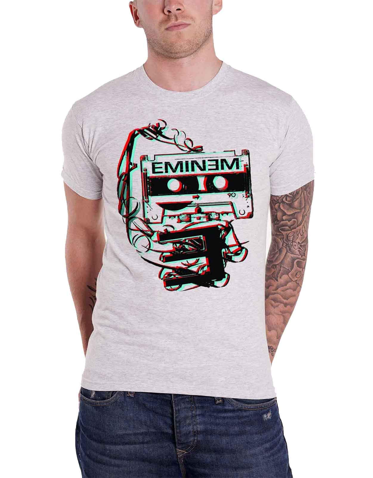 Eminem - Tape Men's T-Shirt Grey Small