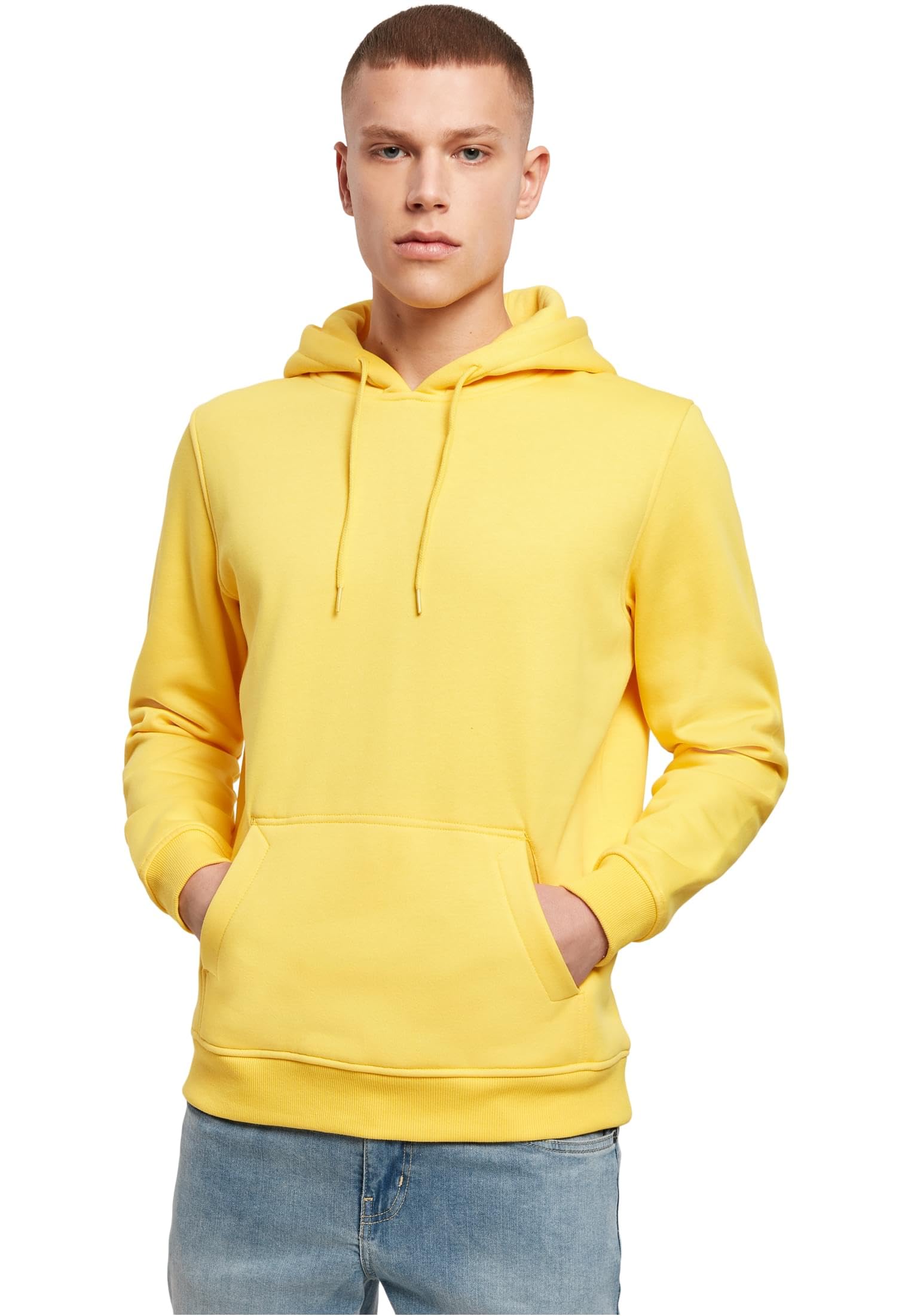 Build your Brand Men's Heavy Hoody, Taxi yellow., 5XL
